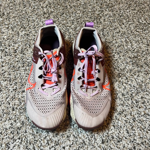 Nike Zegama Trail Running Shoes Cushioned Sneakers Lavender Orange‎ Size unknown - Picture 1 of 8